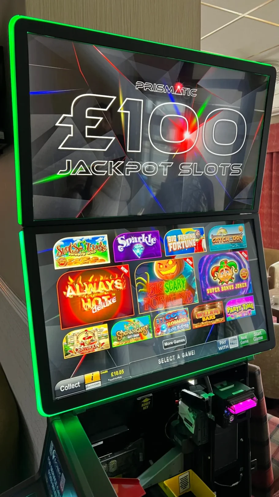 Inspired Prismatic £100 Jackpot Inspired Prismatic £100 Jackpot